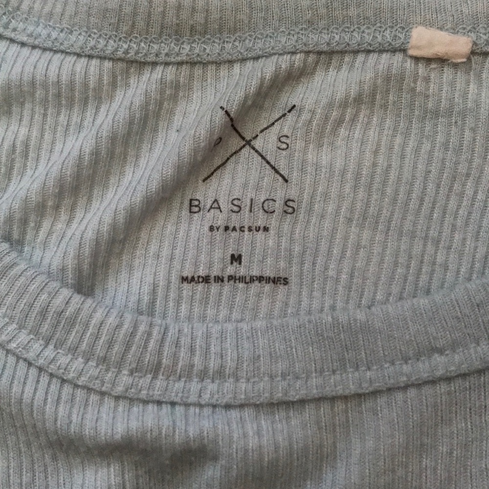 Pacsun Basics Ribbed Cropped Tee - Picture 2 of 4